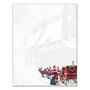 Great Papers!; Holiday-Themed Letterhead Paper, 8 1/2 inch; x 11 inch;, Santa's Sleigh, Pack Of 80
