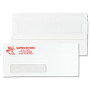 Standard Self-Seal Window Envelopes, #10, White Wove 1-Color Imprint, Box Of 500