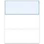 Blank Check Stock, Laser Check Top (No Signature), 8 1/2 inch; x 11 inch;, 1 Part, Box Of 500