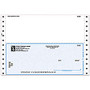 Continuous Multipurpose Voucher Checks For Sage Peachtree;, 9 1/2 inch; x 6 1/2 inch;, 2 Parts, Box Of 250