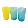 HealthSmart; Nosey Drinking Cups, 8 Oz, Assorted Colors, Set Of 3