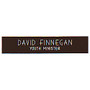 Acrylic Engraved Wall Sign, 2 inch; x 10 inch;