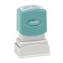 ECO-GREEN Xstamper; Pre-Inked Small Rectangular Stamp, N04, 67% Recycled, 1/2 inch; x 1 1/16 inch; Impression