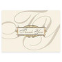 All-Occasion Cards, 7 7/8 inch; x 5 5/8 inch;, Framed Thank You, 30% Recycled, Box Of 25