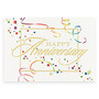 All-Occasion Cards, 7 7/8 inch; x 5 5/8 inch;, Swirls & Confetti, 30% Recycled, Box Of 25