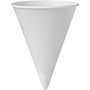 Solo Water Cup - 4 fl oz - Cone - 200 / Pack - White - Paper - Cold Drink