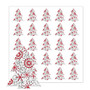 Holiday Seals, Tree With Snowflakes, Pack Of 25