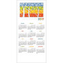 Personalized Calendar Cards With Envelopes, Colorful Seasons, 7 7/8 inch; x 5 5/8 inch;, Box Of 25