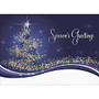 Personalized Holiday Card With Envelope, Sample, 7 7/8 inch; x 5 5/8 inch;, Wrapped In Magic
