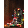Personalized Holiday Cards, Colorful Kicks, 5 5/8 inch; x 7 7/8 inch;, Box Of 25