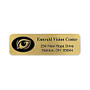 Personalized Rolled Address Labels, Gold, Pack Of 250