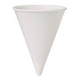 Solo; Paper Cone Water Cups, White, 4 Oz, Bag Of 200