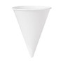 Solo; Paper Cone Water Cups, White, 4 Oz, Case of 5,000