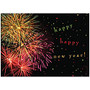 Sample Holiday Card, New Years Fireworks