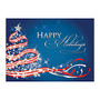 Sample Holiday Card, Patriotic Christmas