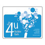 1-Color Advertising Labels/Stickers, Rectangle, 4 inch; x 5 inch;, Roll Of 250