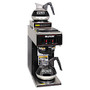 Bunn 12-Cup 2-Station Commercial Pour-O-Matic Coffeemaker, Black/Stainless Steel