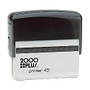 2000 PLUS; Self-Inking Signature Stamp With Microban;, P45, 15/16 inch; x 3 3/16 inch; Impression