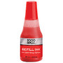 2000 PLUS; Self-Inking Stamp Re-Ink Fluid, 1 Oz., Red