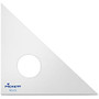 Chartpak Pickett 45&deg;-90&deg; Triangle, 6 inch;