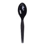 Dixie; Heavy/Medium-Weight Spoons, Black, Pack Of 1,000