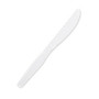 Genuine Joe Heavy/Medium-Weight Polystyrene Knives, White, Box Of 100