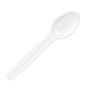 Highmark; Medium-Size Plastic Spoons, White, Box Of 1000