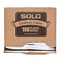 Solo; Guildware Heavyweight Knives, White, 100 Knives Per Box, 10 Boxes Per Case