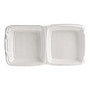 Dart Carryout Food Containers, 1 Compartment, 3 1/4 inch; x 8 3/8 inch; x 7 7/8 inch;, White, Pack Of 200