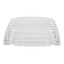 Dart ClearSeal Plastic Hinged Container, 8.3 inch;H x 8.3 inch;W x 2 inch;D, Clear, Pack Of 125