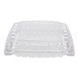 Dart ClearSeal Plastic Hinged Container, 8.3 inch;H x 8.3 inch;W x 3 inch;D, Clear, Pack Of 125