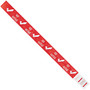 Office Wagon; Brand Tyvek; Wristbands,  inch;Drinking Age Verified inch;, 3/4 inch; x 10 inch;, Red, Case Of 500