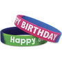 Teacher Created Resources Fancy Happy Birthday Wristbands - Happy Birthday Design - Silicone