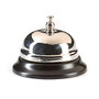 Ashley Productions Desk Call Bells, 3 inch;, Silver, Pack Of 5