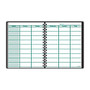 AT-A-GLANCE; Undated Teacher's Planner, 8 1/4 inch; x 10 7/8 inch;, Black