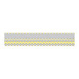 Barker Creek Double-Sided Straight-Edge Border Strips, 3 inch; x 35 inch;, Chevron, Pack Of 12