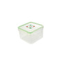 Kinetic Fresh Food Storage Container, 31 Oz, Clear/Green