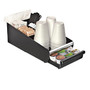 Mind Reader Coffee Condiment and Coffee Pod Organizer, Black