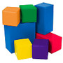 ECR4Kids; SoftZone&trade; Blocks, 8 inch;H x 15 2/5 inch;W x 8 inch;D, Assorted Colors, Set Of 7