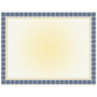 Geographics; Certificates, 8 1/2 inch; x 11 inch;, Kensington Blue Gold Foil, Pack Of 15
