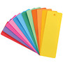Hygloss Mighty Bright&trade; Blank Bookmarks, 2 inch; x 6 inch;, Assorted Colors, Pack Of 100