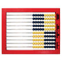 Learning Resources; 2-Color Desktop Abacus, 1/2 inch;H x 9 1/2 inch;W x 8 1/2 inch;D, Multicolor, Grades Pre-K - 8