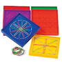 Learning Resources; Double-Sided Rainbow Geoboards, Ages 5-12, Pack Of 6