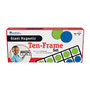 Learning Resources; Giant Magnetic 10-Frame Set, 5 inch; x 12 1/4 inch;, Grades K - 9