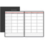 Office Wagon; Brand 30% Recycled Undated Teacher's Planner, 8 inch; x 11 inch;, Black
