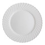 Classicware Plates, Plastic, 10.25 inches, White, Sold as 144 plates per Case