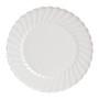 Classicware Plates, Plastic, 6 inches, White, Sold as 180 plates per Case