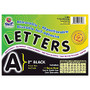 Pacon; Self-Adhesive Letters, 2 inch;, Black, Pack Of 159