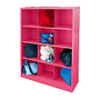 Sandusky Cubbie Storage Organizer, 66 inch; x 46 inch; x 18 inch;, 50% Recycled, Pink