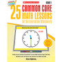 Scholastic 25 Common Core Math Lessons For The Interactive Whiteboard, Grade 1